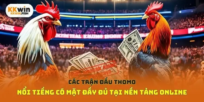 Các trận đấu Thomo nổi tiếng có mặt đầy đủ tại nền tảng online