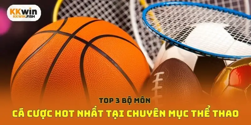 Top 3 bộ môn cá cược hot nhất tại chuyên mục thể thao